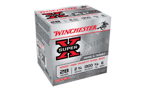 Ammunition Winchester Ammunition XPERT STEEL 28Gauge WIN SPR-X XPT 28GA 2.75" #6 25/250